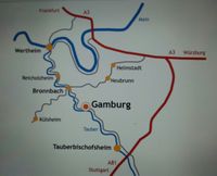 Gamburg Karte